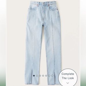 Abercrombie & Fitch 90s straight ultra high rise